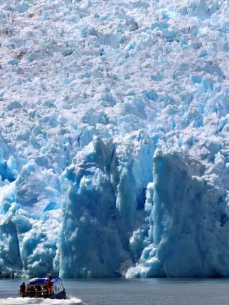 Laguna San Rafael y su glaciar, sector sur del Archipiélago de los Chonos